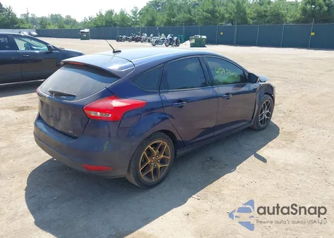 2017 Ford Focus Sel из США, поврежденный, VIN 1FADP3M27HL347139